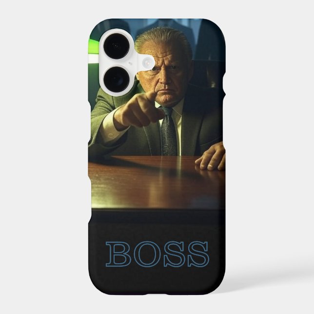 Boss w text Apple iPhone 17 Slim case (Back)