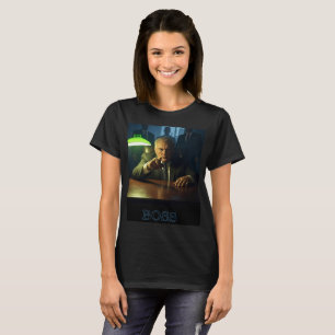 Boss w text women black T-shirt