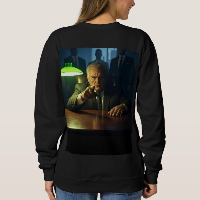 Boss women black sweatshirt back (Back)