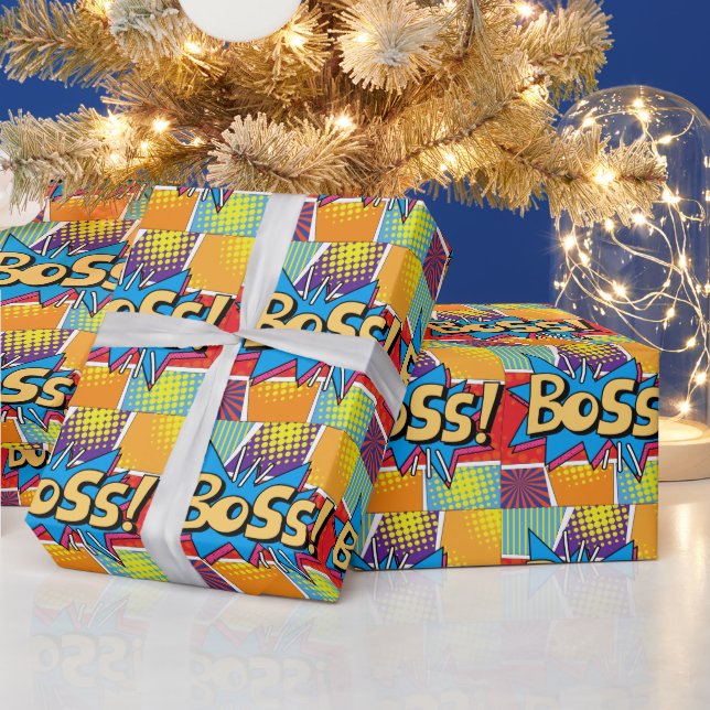 Boss Wrapping Paper (Holidays)