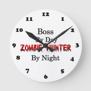 Boss/Zombie Hunter Round Clock