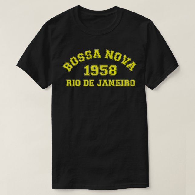 Bossa Nova 1958 Rio de Janeiro Brazil Music Fans P T-Shirt (Design Front)