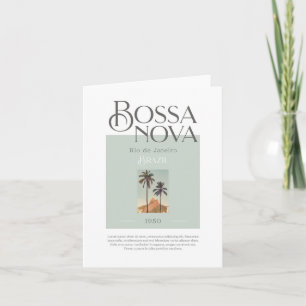 Bossa Nova - Rio De Janeiro - Brazil - 1950 Card