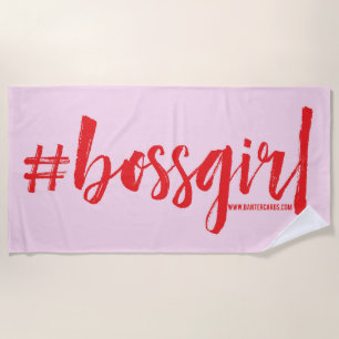 Bossgirl Beach Towel