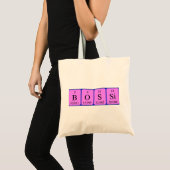 Bossi periodic table name tote bag (Front (Product))