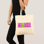 Bossi periodic table name tote bag (Front (Product))