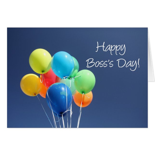 Boss's Day Card (Front Horizontal)