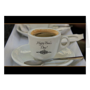 Boss's Day Coffee Card