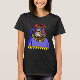 Bossy Bear Club NFT Non Fungible Artwork Grrr Grow T-Shirt