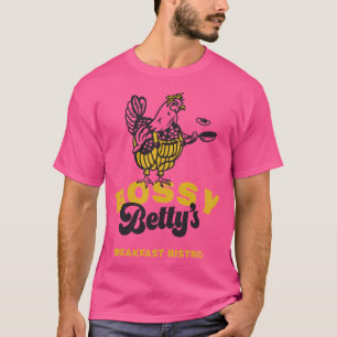 Bossy Betty'S Breakfast Bistro Retro Chicken Cooki T-Shirt