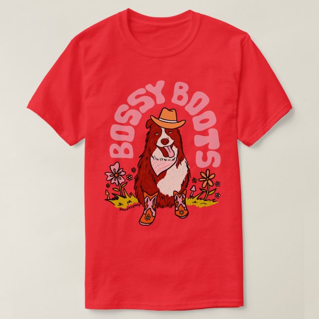 Bossy Boots T-Shirt (Design Front)