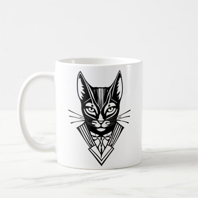Bossy cat mug (Left)