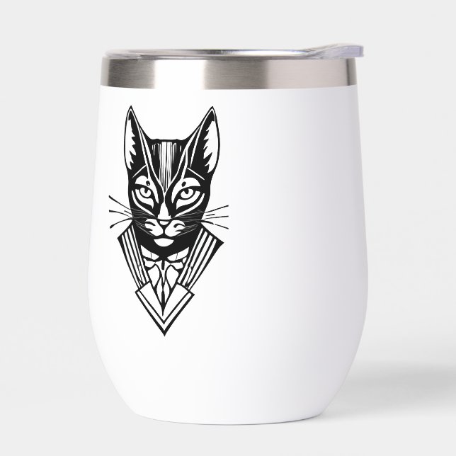 Bossy cat water bottle  (Left)