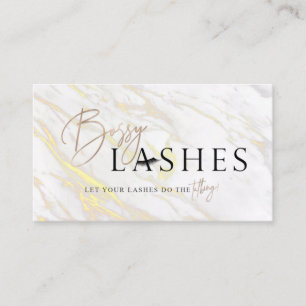 Bossy Lashes Custom Business Card