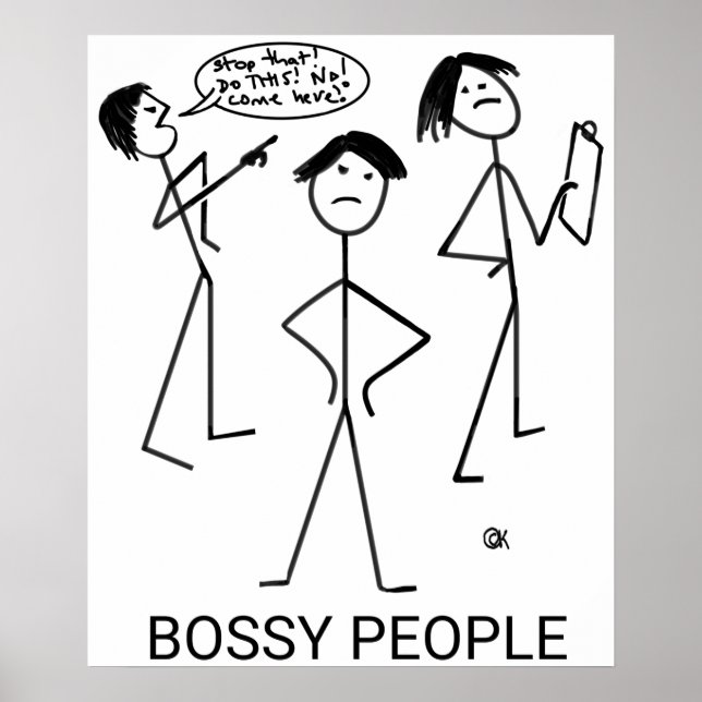 Bossy People Poster (Front)