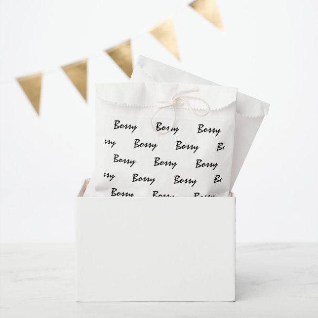 Bossy Personalise  Favour Bags (Party)
