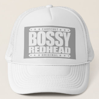 BOSSY REDHEAD - I'm Dominant Fiery Phoenix Rising Trucker Hat