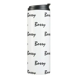 Bossy thermal tumbler