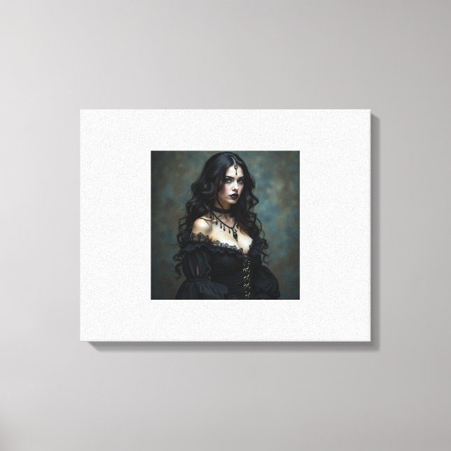 Bossy woman canvas print (Front)