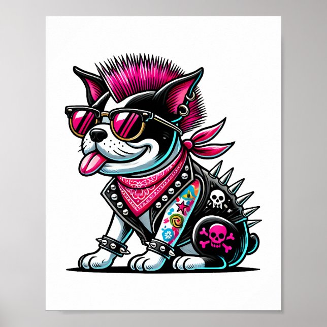 Bostie Punk Design Poster (Front)