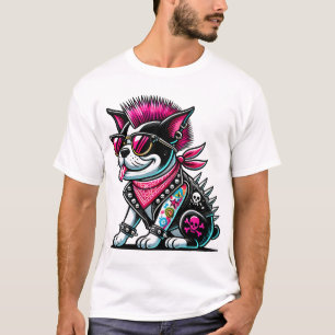 Bostie Punk Design T-Shirt