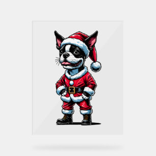 Bostie Santa Claus Acrylic Sign