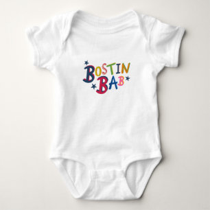 BOSTIN BAB Black Country Words Baby Bodysuit