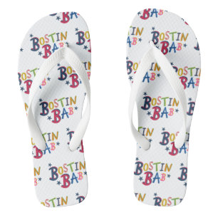 Bostin Bab Black Country Words Flip Flop Footwear