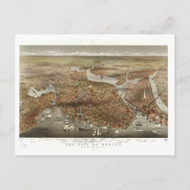 Boston 1898 postcard (Front)