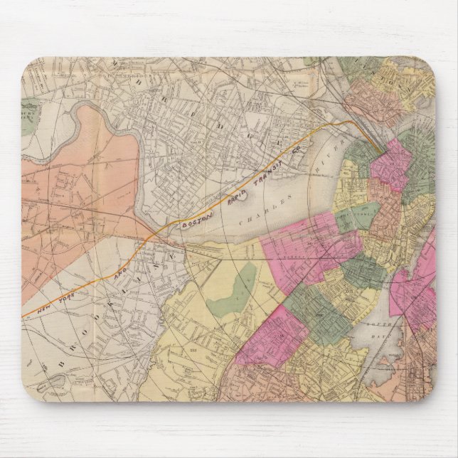 Boston 2 mouse mat (Front)