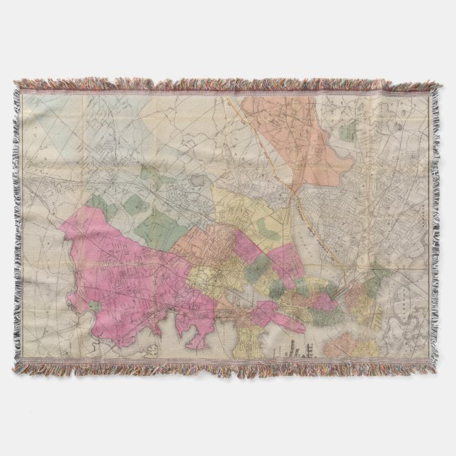 Boston 2 throw blanket (Front)