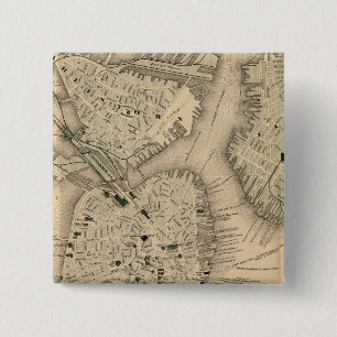 Boston 3 15 cm square badge