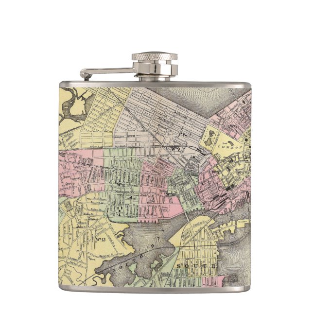 Boston 3 hip flask (Front)