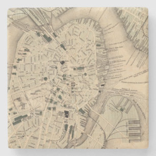 Boston 3 stone coaster