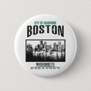 Boston 6 Cm Round Badge