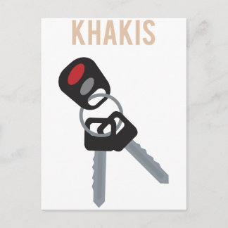 Boston Accent Car Keys Postcard
