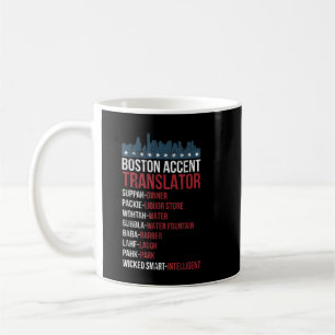 Boston Accent Translator For Wicked Smaht Bostonia Coffee Mug