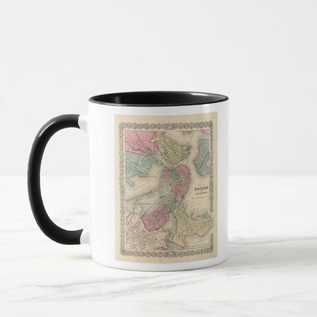 Boston and Adjacent Cities Mug (Left)