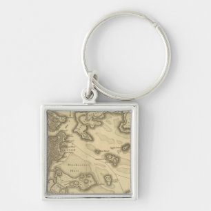 Boston and Its Environs Key Ring