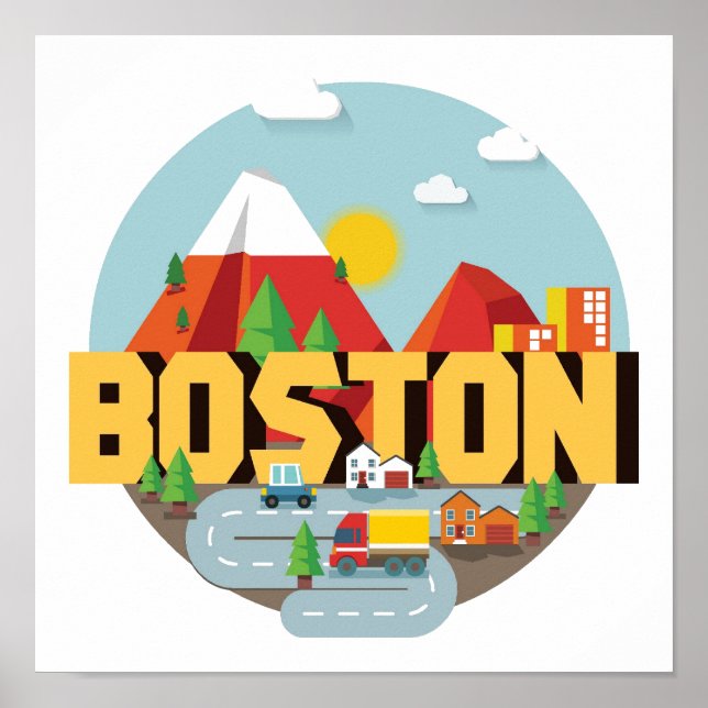 Boston As A Destination Poster (Front)
