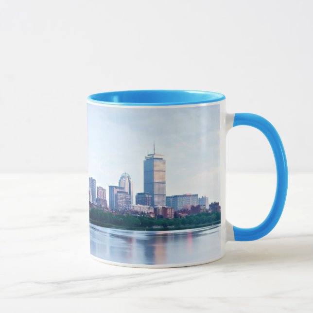 Boston Back bay across Charles River Mug (Right)