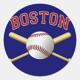 BOSTON BASEBALL CLASSIC ROUND STICKER