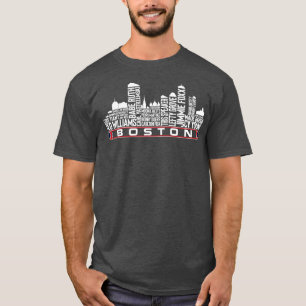 Boston Baseball Team All Time Legends Boston City  T-Shirt