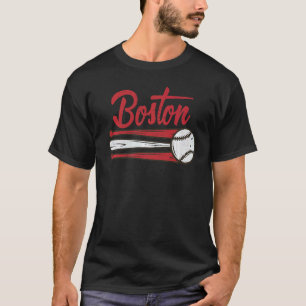 Boston Baseball Vintage Distressed Met At Gameday T-Shirt