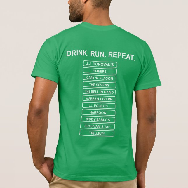 Boston Beer Marathon T-Shirt (Back)