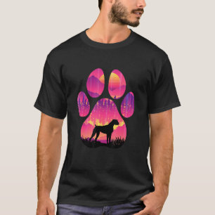 Boston Boxer Paw Mum Dad Dog Women Men T-Shirt