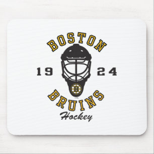 Boston Bruins Hockey Mask Gray Officially Licensed Mouse Mat
