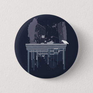 Boston Brutal (blue version) 6 Cm Round Badge