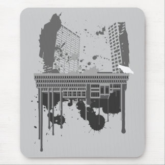 Boston Brutal (grey version) Mouse Mat