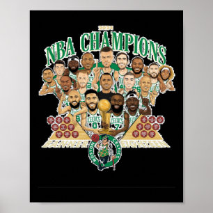 Boston Celtics Banner 18 (team Exclusive) Relaxed Poster
